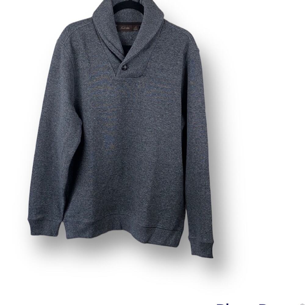 Tasso Elba Men’s‎ Shawl Collar Sweater gray large